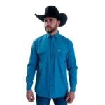 CAMISA FISHING AZUL