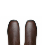 Botin Chelsea Cafe Profesional Fondo Blanco