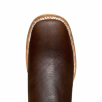 Botin Chelsea Cafe Suela Madera Fondo Blanco