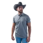 PLAYERA POLO GRIS